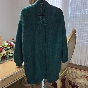 Cozy Green Cardigan